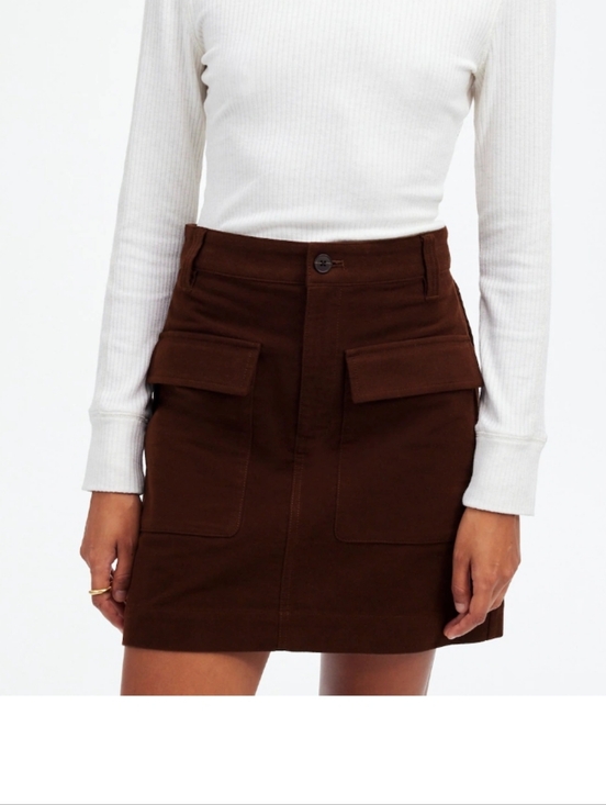 Madewell Dresses & Skirts - Madewell Brown Utility Skirt | 4